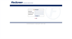Desktop Screenshot of login.flexscreen.nl