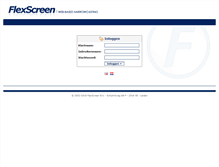 Tablet Screenshot of login.flexscreen.nl